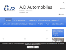 Tablet Screenshot of casse-automobile-antibes.fr